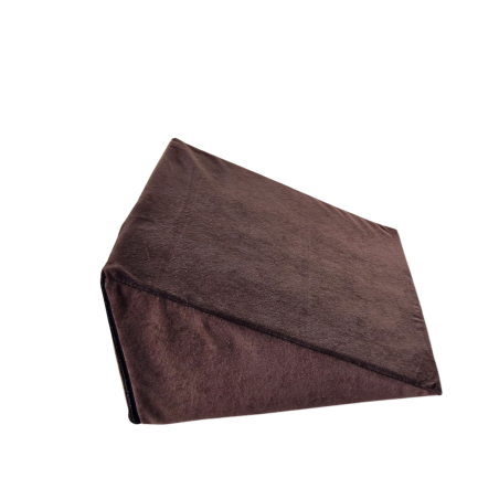 Coussin multifonctionnel 35x45x20 cm - pour s'allonger, lire et soutenir les jambes - 1021 Marron
