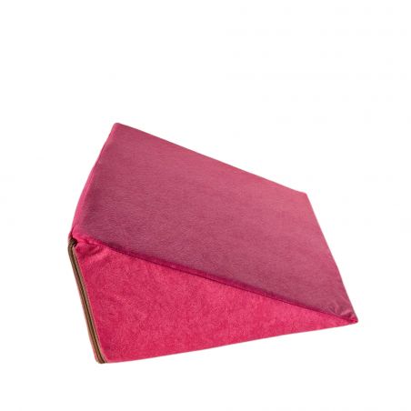 Coussin multifonctionnel 35x45x20 cm - pour s'allonger, lire et soutenir les jambes - 1227 Rose