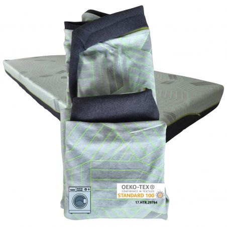 Housse de matelas VENUS 90x200 (15–18 cm) avec fermeture éclair, respirante, antidérapante, lavable à 30°C | Natalia Spzoo