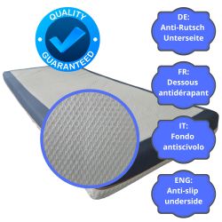 Housse de matelas MIDNIGHT 90x200 (15–18 cm) avec fermeture éclair, élastique, antidérapante, lavage 30 °C | Natalia Spzoo