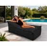 Maxi Outdoor Daybed 200x90x40 cm – bain de soleil, pouf géant et méridienne de jardin 01