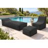 Maxi Outdoor Daybed 200x90x40 cm – bain de soleil, pouf géant et méridienne de jardin 01