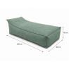 Maxi Indoor 200x90x40 cm – pouf géant, méridienne et chaise longue intérieure B09
