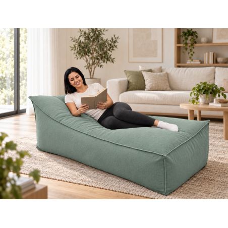 Maxi Indoor 200x90x40 cm – pouf géant, méridienne et chaise longue intérieure B09
