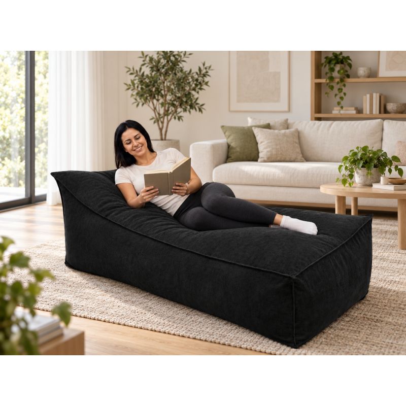 Maxi Indoor 200x90x40 cm – pouf géant, méridienne et chaise longue intérieure B15