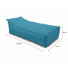 Maxi Indoor 200x90x40 cm – pouf géant, méridienne et chaise longue intérieure B18