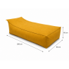 Maxi Indoor 200x90x40 cm – pouf géant, méridienne et chaise longue intérieure B33