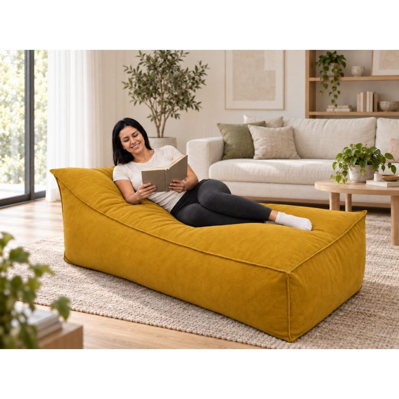 Maxi Indoor 200x90x40 cm – pouf géant, méridienne et chaise longue intérieure B33