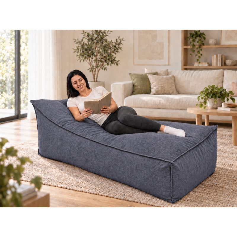 Maxi Indoor 200x90x40 cm – pouf géant, méridienne et chaise longue intérieure B40
