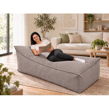 Maxi Indoor 200x90x40 cm – pouf géant, méridienne et chaise longue intérieure B50