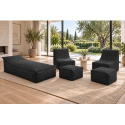 Maxi Indoor 200x90x40 cm – pouf géant, méridienne et chaise longue intérieure B15