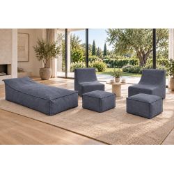 Maxi Indoor 200x90x40 cm – pouf géant, méridienne et chaise longue intérieure B40