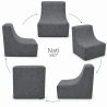 Nati Outdoor 55x75x70 cm – fauteuil de jardin, fauteuil lounge pour terrasse 23