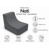 Nati Outdoor 55x75x70 cm – fauteuil de jardin, fauteuil lounge pour terrasse 23