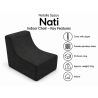 Nati Indoor 55x75x70 cm – fauteuil lounge, fauteuil relax pour salon B15