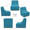 Nati Indoor 55x75x70 cm – fauteuil lounge, fauteuil relax pour salon B18
