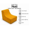 Nati Indoor 55x75x70 cm – fauteuil lounge, fauteuil relax pour salon B33