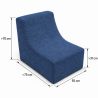 Nati Indoor 55x75x70 cm – fauteuil lounge, fauteuil relax pour salon B39