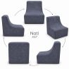 Nati Indoor 55x75x70 cm – fauteuil lounge, fauteuil relax pour salon B40