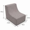 Nati Indoor 55x75x70 cm – fauteuil lounge, fauteuil relax pour salon B50