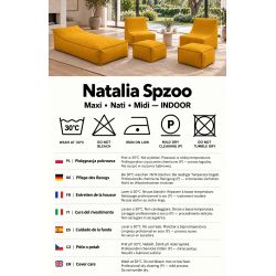 Maxi Indoor 200x90x40 cm – pouf géant, méridienne et chaise longue intérieure B33