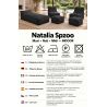 Nati Indoor 55x75x70 cm – fauteuil lounge, fauteuil relax pour salon B15