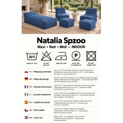 Nati Indoor 55x75x70 cm – fauteuil lounge, fauteuil relax pour salon B39