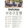 Nati Indoor 55x75x70 cm – fauteuil lounge, fauteuil relax pour salon B40