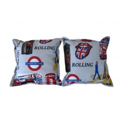 Housses pour les coussins décoratifs 40x40 cm - LONDON