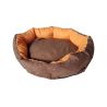 Lit pour chien NORA taille S en marron et orange