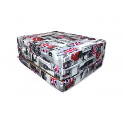 Housse pour le matelas 195x65x10 cm - LONDON