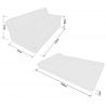 Matelas pliant 200 x 120 x 10 cm - 1009