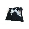 Lit pour chien, grand coussin NOIR