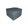 Sac de protection pour le matelas 195 x 75 x 15 cm anthracite