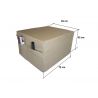 Sac de protection pour le matelas 195 x 75 x 15 cm beige