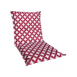 Matelas-coussin à deux faces 100 x 45 cm pour chaise de jardin à dossier bas 2863402