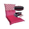 Matelas-coussin à deux faces 100 x 45 cm pour chaise de jardin à dossier bas 2863402
