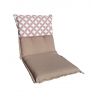 Matelas-coussin à deux faces 100 x 45 cm pour chaise de jardin à dossier bas 2863602