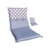 Matelas-coussin à deux faces 100 x 45 cm pour chaise de jardin à dossier bas 2864102