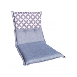 Matelas-coussin à deux faces 100 x 45 cm pour chaise de jardin à dossier bas 2864102