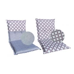Matelas-coussin à deux faces 100 x 45 cm pour chaise de jardin à dossier bas 2864102