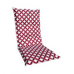 Matelas-coussin à deux faces 120 x 45 cm pour chaise de jardin à haut dossier 2863401