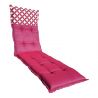 Matelas à deux faces 190 x 55 cm pour un lit de jardin, bain de soleil 2863405
