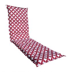 Matelas à deux faces 190 x 55 cm pour un lit de jardin, bain de soleil 2863405
