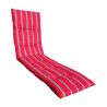 Coussin matelas à deux faces 168 x 45 cm pour transat, bain de soleil 1516104