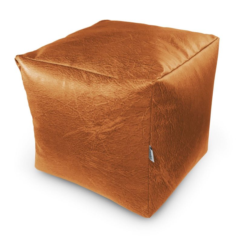 Pouf LITTLE POINT - jaune foncé