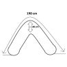 Coussin d'allaitement 190 cm – 003 HCS