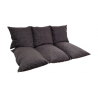 Lot de coussins de palette de jardin avec fermeture éclair 1021