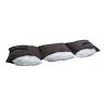 Lot de coussins de palette de jardin avec fermeture éclair 1021