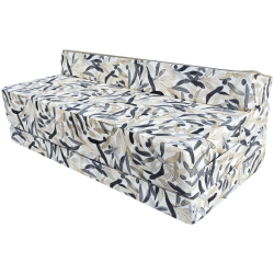 Housse pour le sofa matelas avec la tête de lit 200x120x10 cm- 009